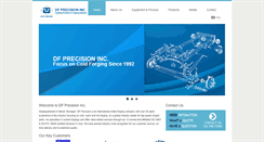 Desktop Screenshot of dfprecision.com